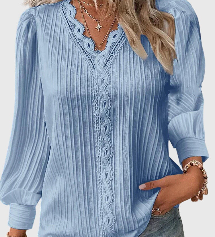 Andrea™ | Elegant Pullover Blouse